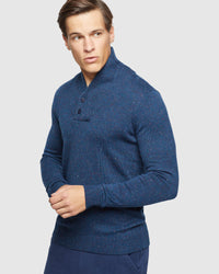 DIGBY DONEGAL SHAWL NECK KNIT MENS KNITWEAR