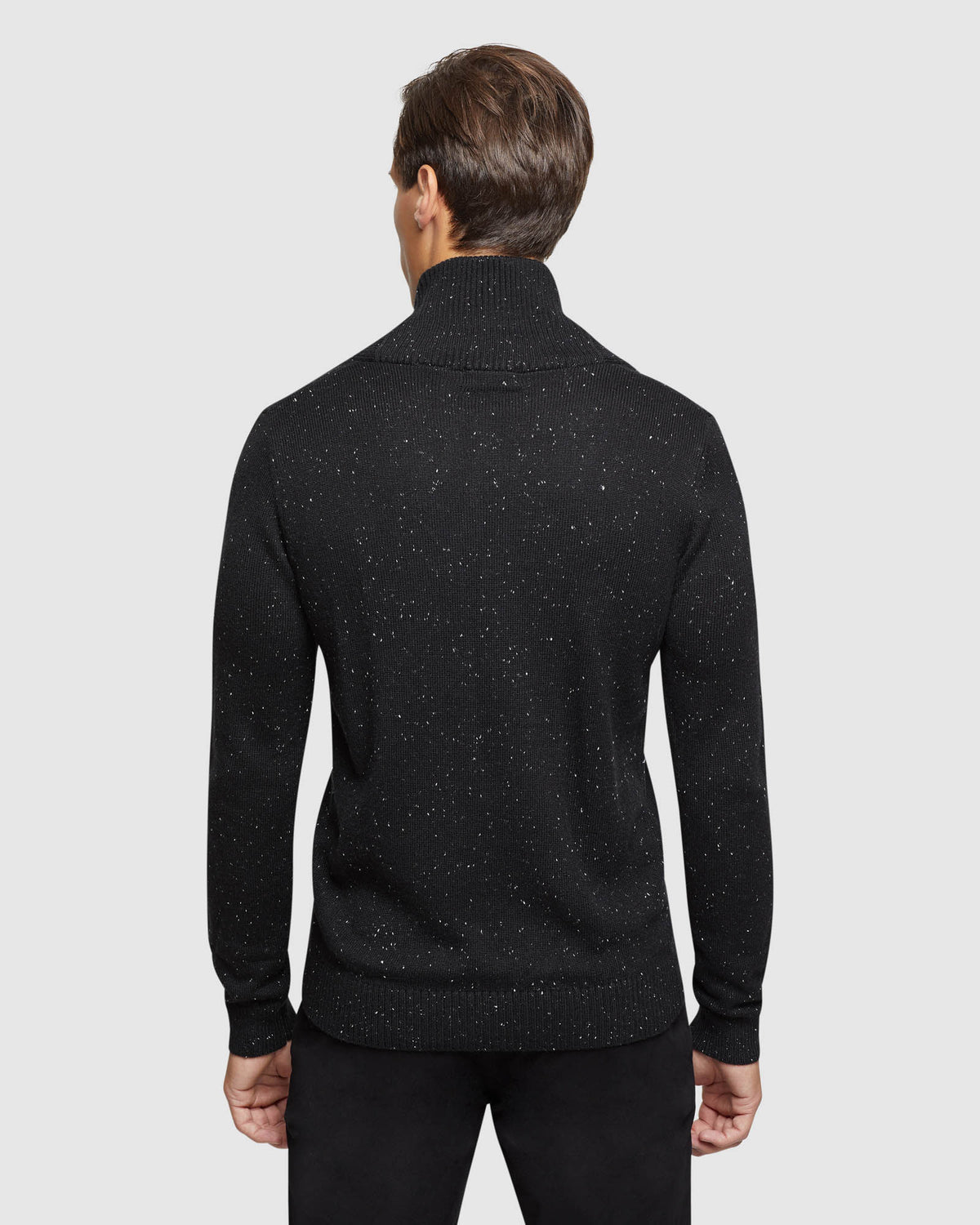 DIGBY DONEGAL SHAWL NECK KNIT MENS KNITWEAR