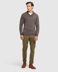 HARVEY SHAWL NECK KNIT - PREORDER (~1-2 weeks) MENS KNITWEAR