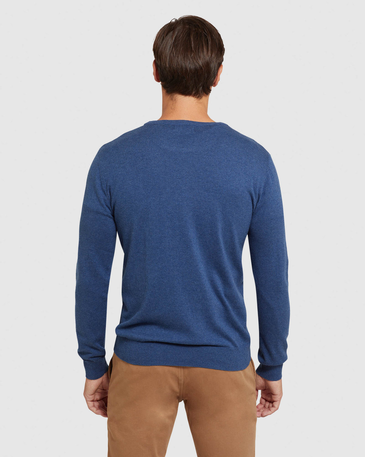 CREW NECK COTTON CASHMERE PULLOVER - PREORDER (~1-2 weeks) MENS KNITWEAR