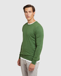CREW NECK COTTON CASHMERE PULLOVER - PREORDER (~1-2 weeks) MENS KNITWEAR