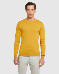 CREW NECK COTTON CASHMERE PULLOVER - PREORDER (~1-2 weeks) MENS KNITWEAR