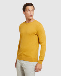CREW NECK COTTON CASHMERE PULLOVER - PREORDER (~1-2 weeks) MENS KNITWEAR