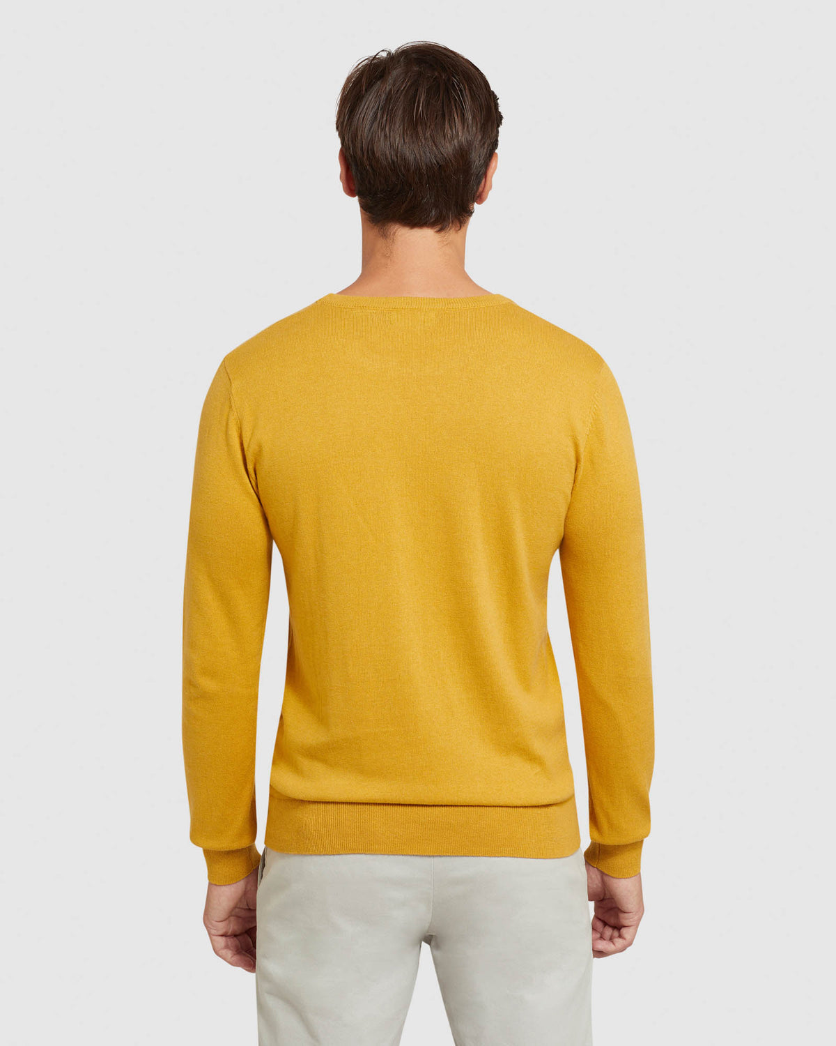 CREW NECK COTTON CASHMERE PULLOVER - PREORDER (~1-2 weeks) MENS KNITWEAR