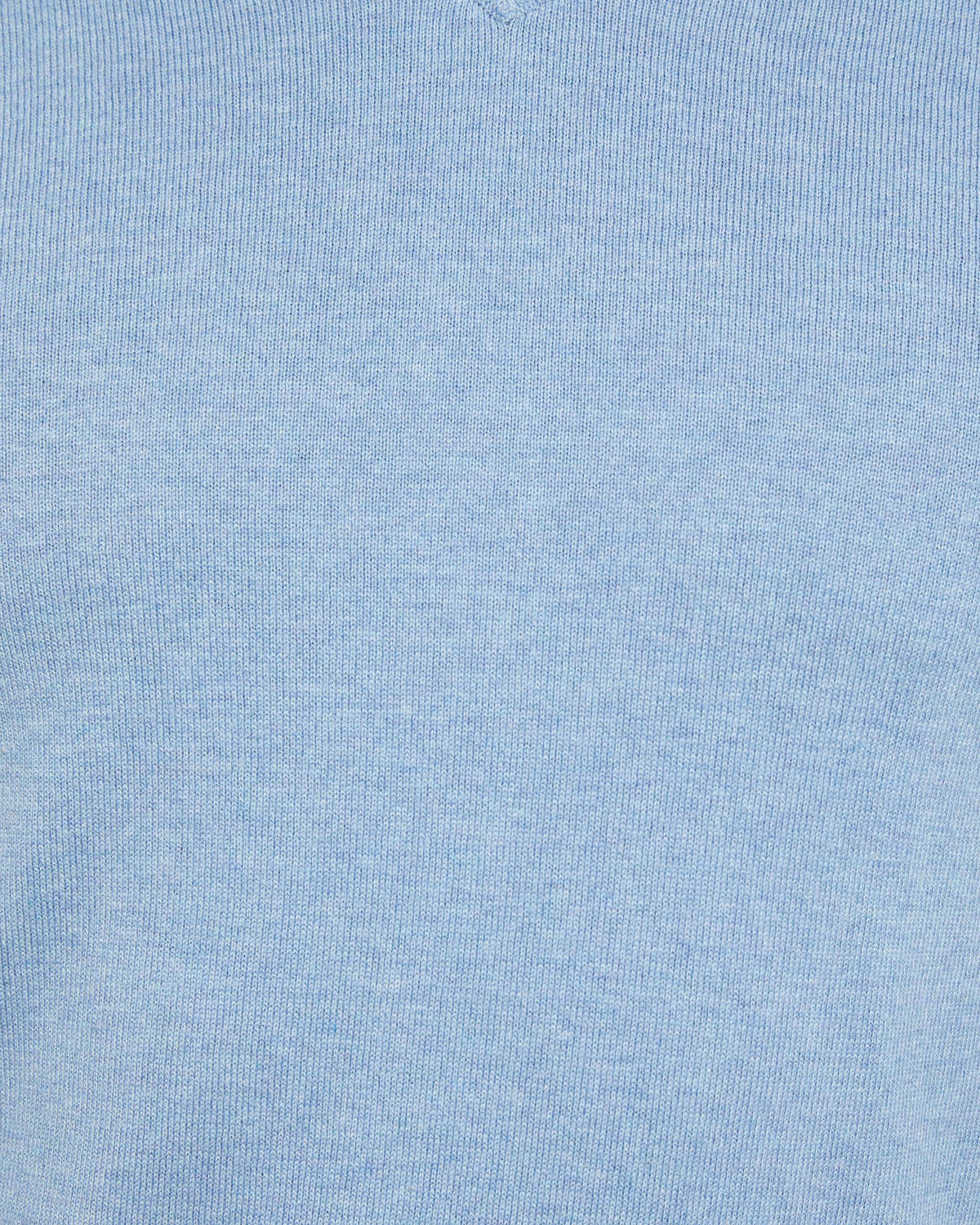 COTTON CASHMERE V-NECK PULLOVER