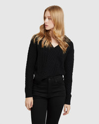 SONIA CABLE KNIT - PREORDER (~1-2 weeks) WOMENS KNITWEAR