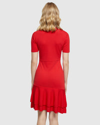 LOLA KNITTED DRESS BLACK