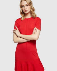 LOLA KNITTED DRESS BLACK