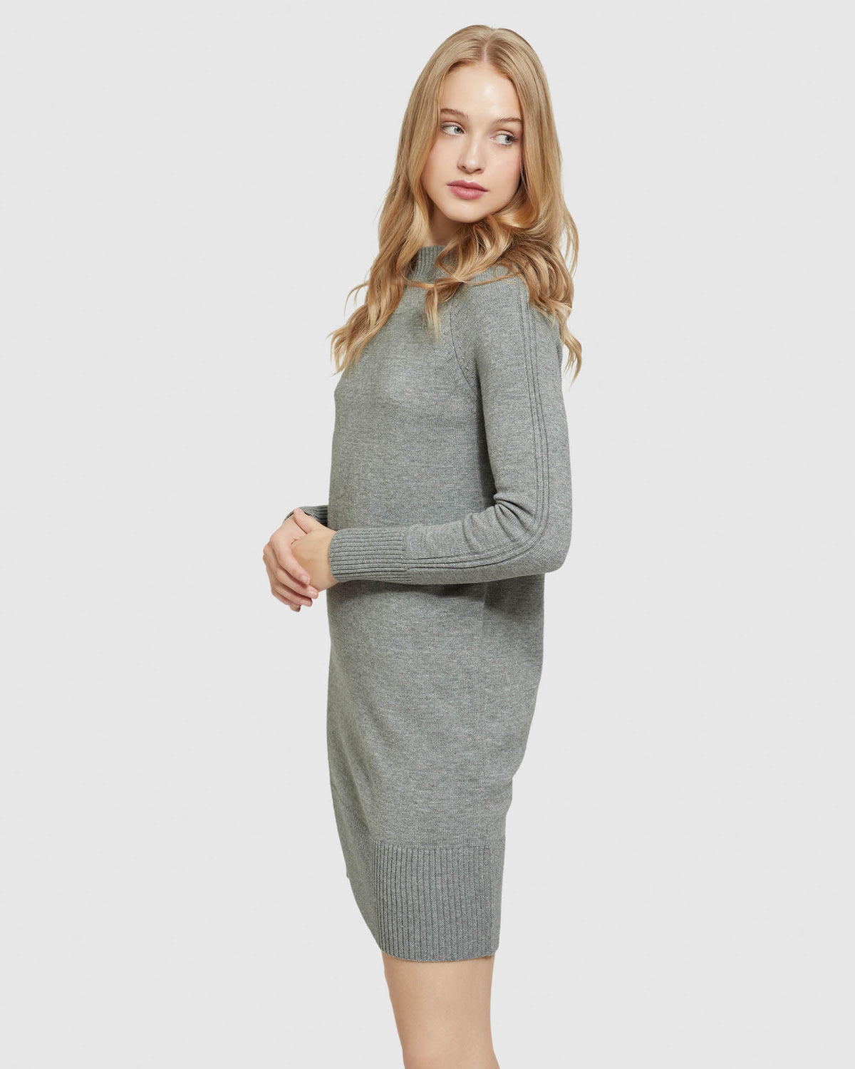 LUNA KNITTED MINI DRESS WOMENS DRESSES