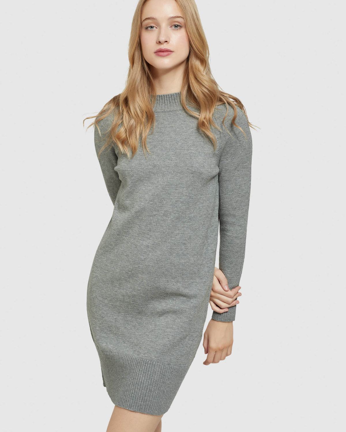 LUNA KNITTED MINI DRESS WOMENS DRESSES