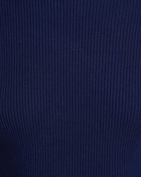 JESSICA LONG SLEEVE RIB CROP KNIT WOMENS KNITWEAR