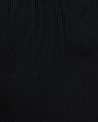 JESSICA LONG SLEEVE RIB CROP KNIT WOMENS KNITWEAR