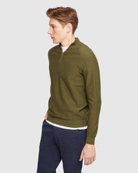 BART ZIP NECK KNIT MENS KNITWEAR