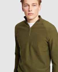 BART ZIP NECK KNIT MENS KNITWEAR