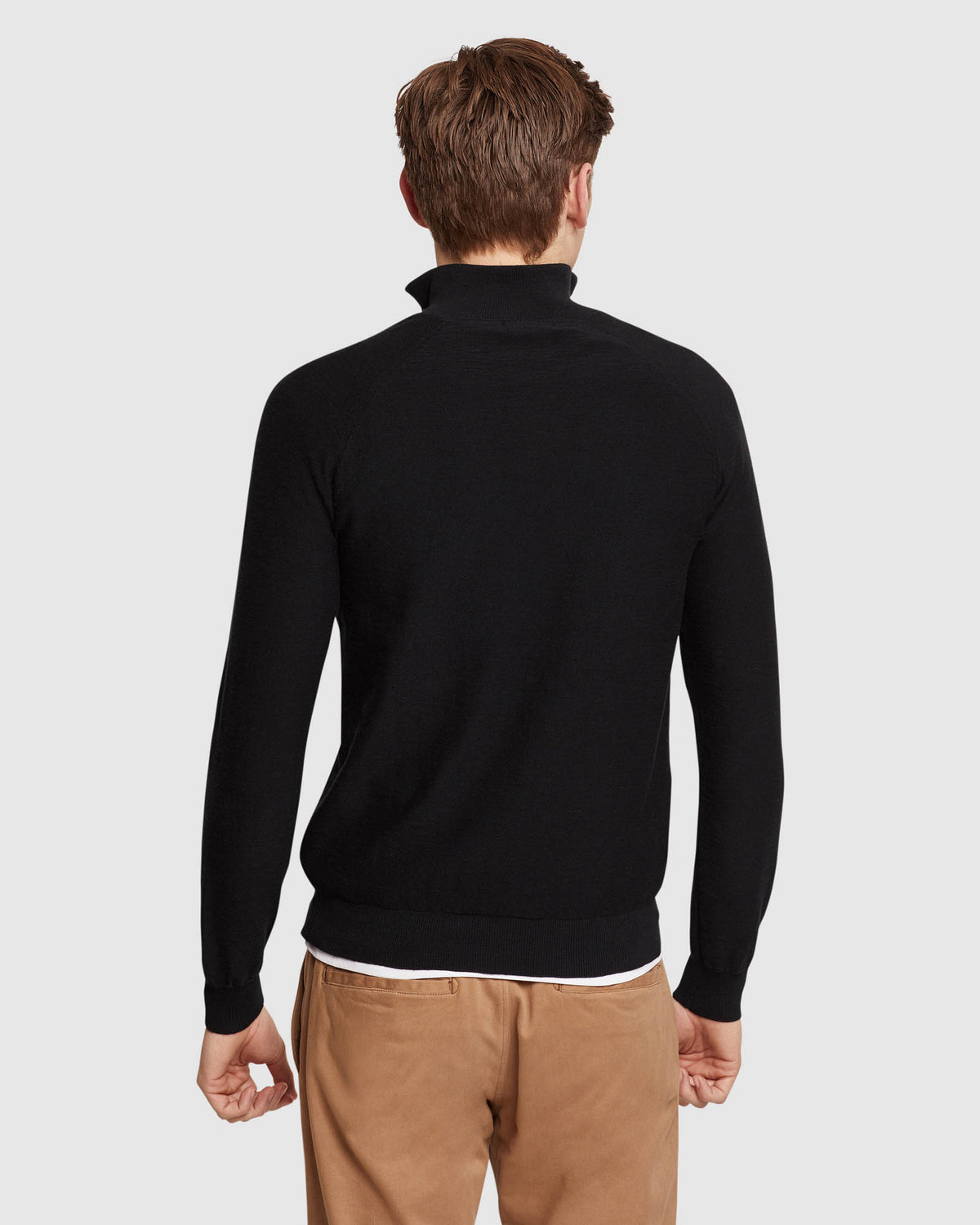 BART ZIP NECK KNIT MENS KNITWEAR