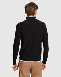 BART ZIP NECK KNIT MENS KNITWEAR