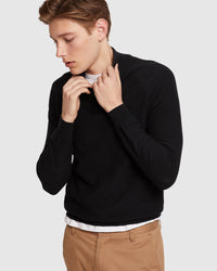 BART ZIP NECK KNIT MENS KNITWEAR