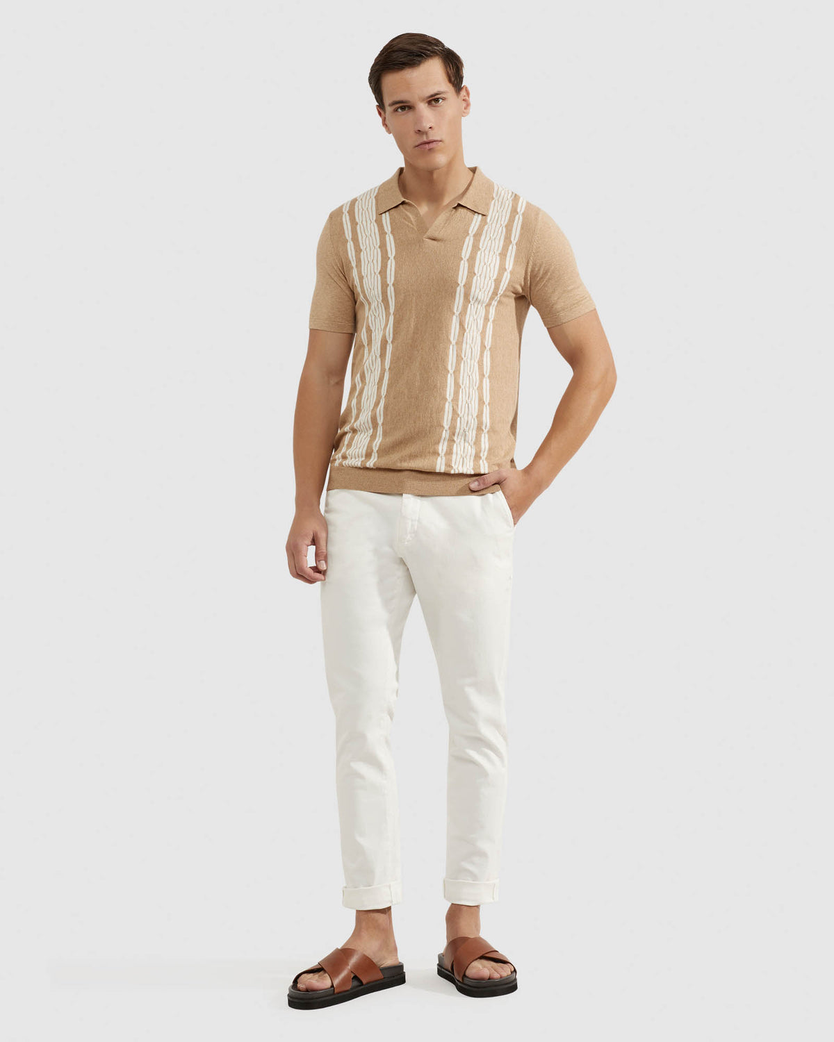 FINNIGAN KNITTED POLO MENS KNITS