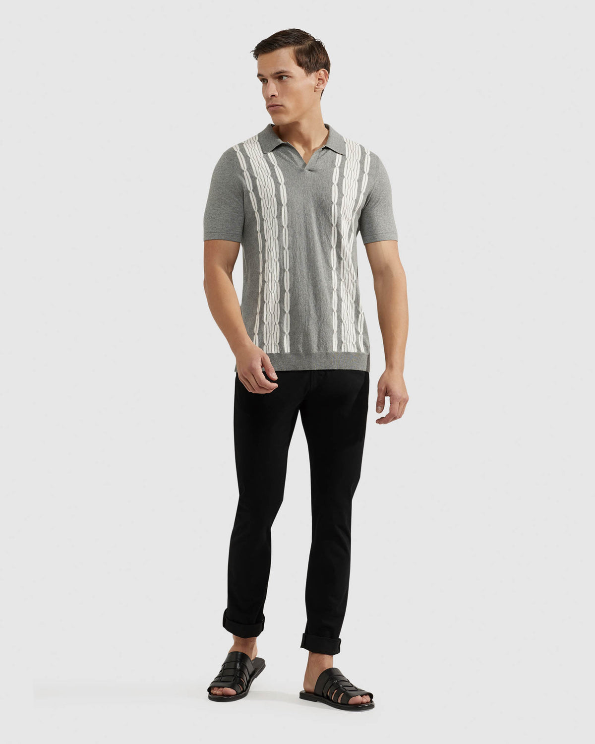 FINNIGAN KNITTED POLO MENS KNITS