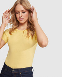 GRACE SHORT SLEEVE CASHMERE BLEND KNIT WOMENS KNITWEAR