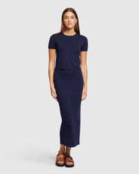 MILLIE KNITTED TUBE SKIRT WOMENS SKIRTS