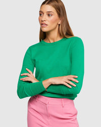 EMILY CREW NECK KNIT WOMENS KNITWEAR