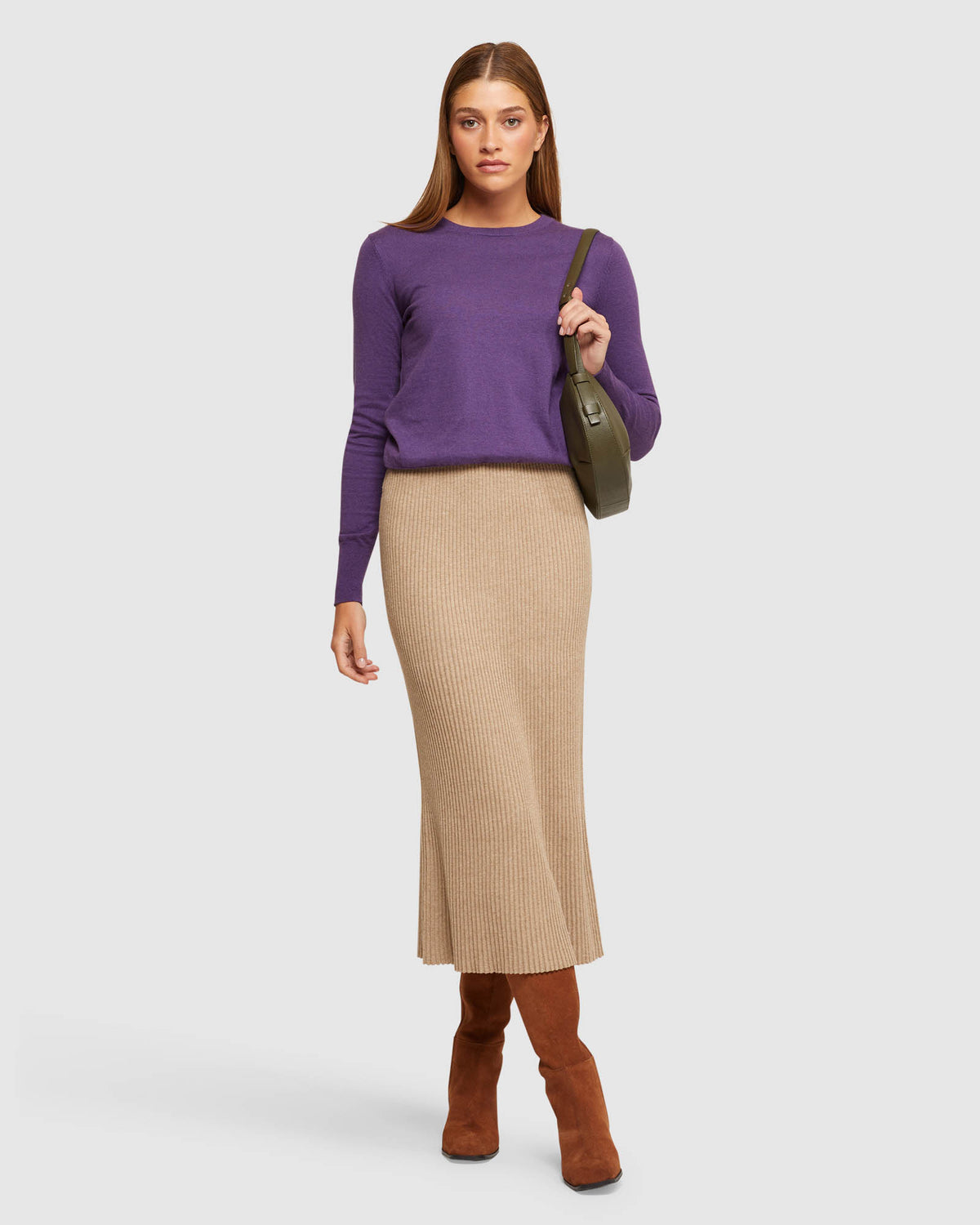 EMILY CREW NECK KNIT WOMENS KNITWEAR