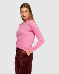 EMILY CREW NECK KNIT WOMENS KNITWEAR