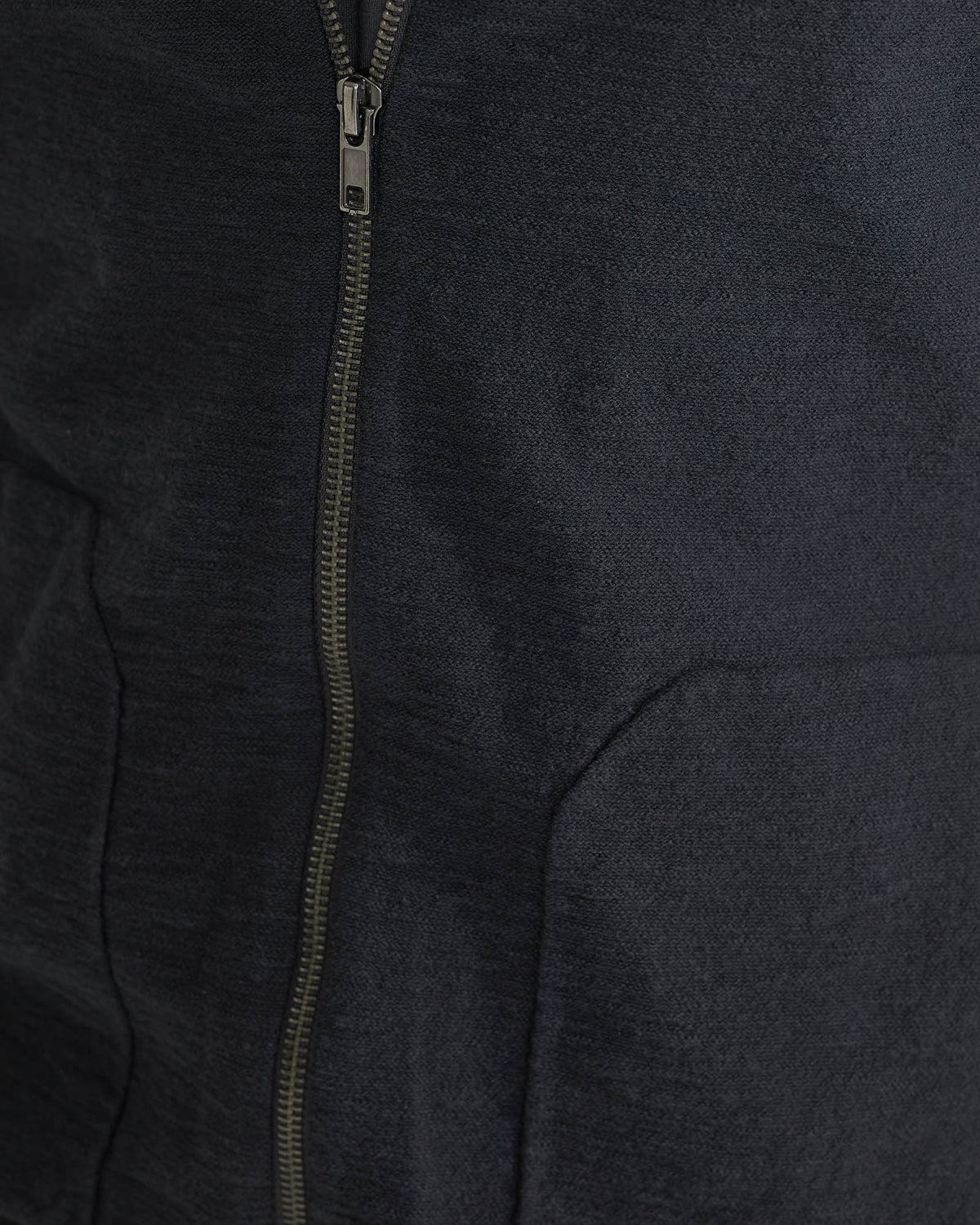 RYAN COTTON BLEND KNIT ZIP TOP MENS KNITWEAR