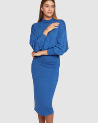 TESS KNITTED DRESS WOMENS DRESSES