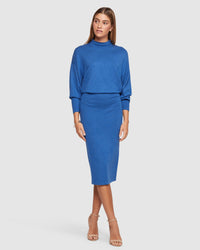 TESS KNITTED DRESS WOMENS DRESSES