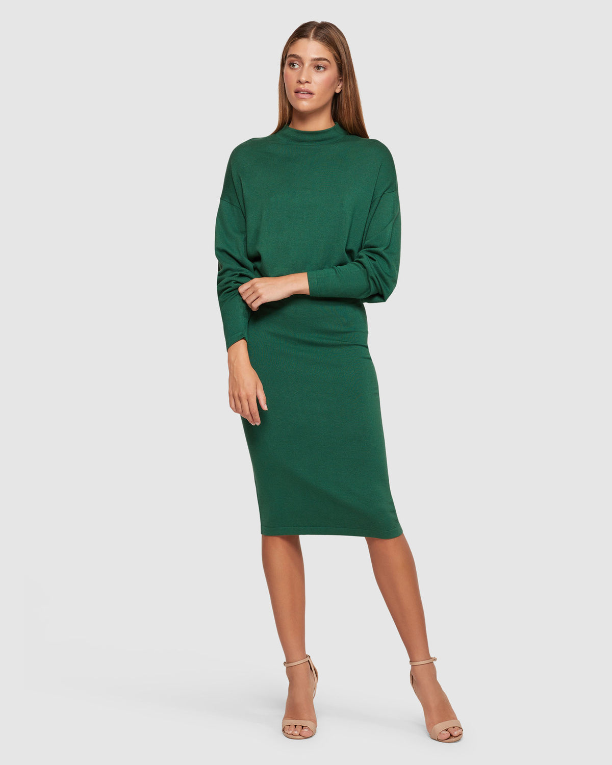 TESS KNITTED DRESS WOMENS DRESSES