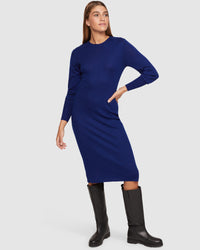 NINA KNITTED DRESS WOMENS DRESSES