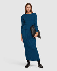 LINNY RIB TOP WOMENS KNITWEAR