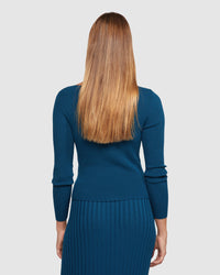 LINNY RIB TOP WOMENS KNITWEAR