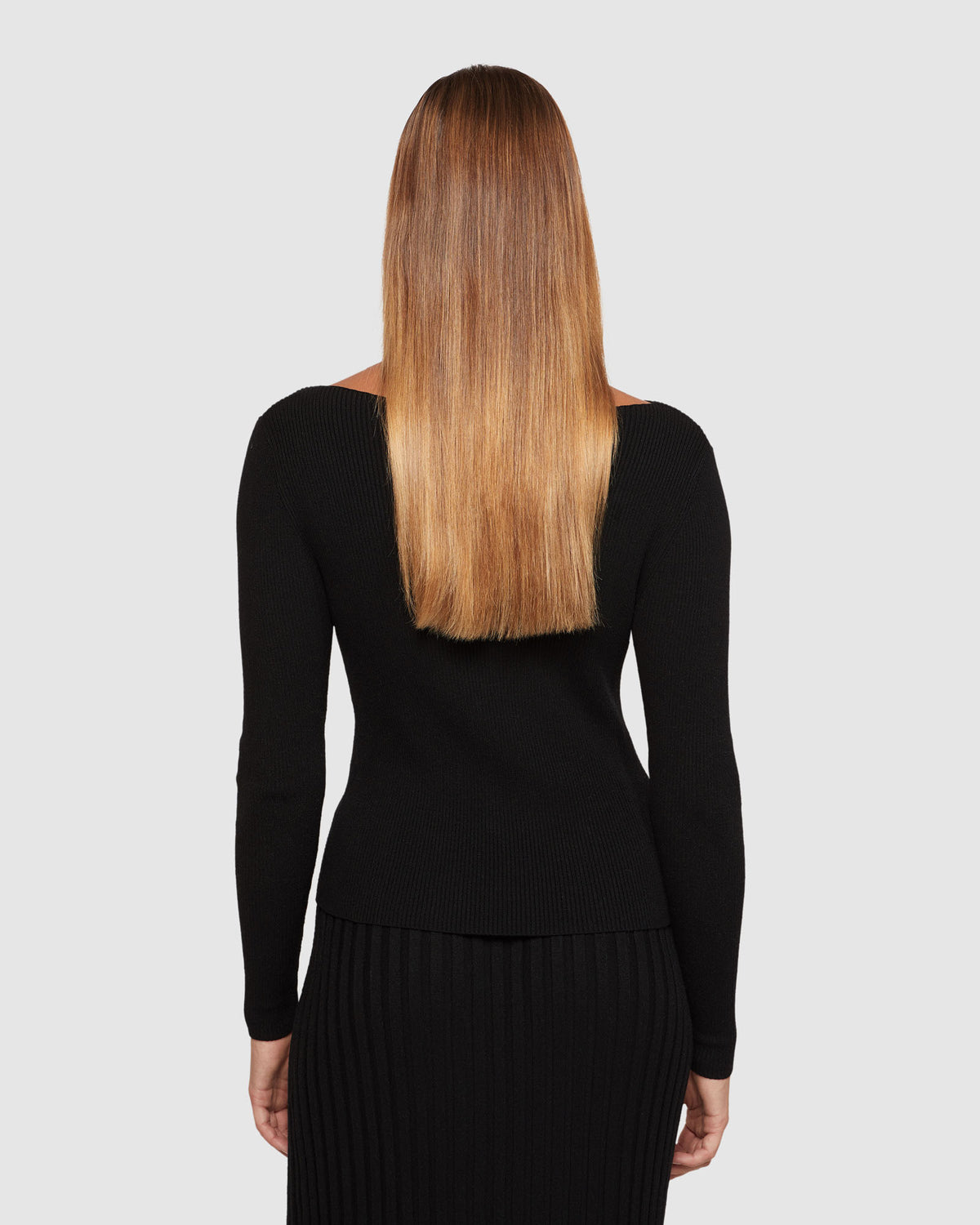LINNY RIB TOP WOMENS KNITWEAR