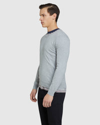 COTTON CASHMERE V-NECK PULLOVER
