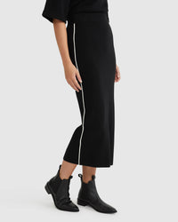 BIRDIE TRIM MIDI SKIRT WOMENS SKIRTS