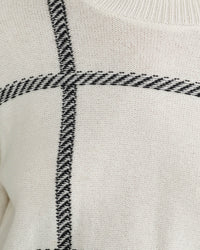 PEGGY GRAPHIC CREW NECK KNIT TOP WOMENS KNITWEAR