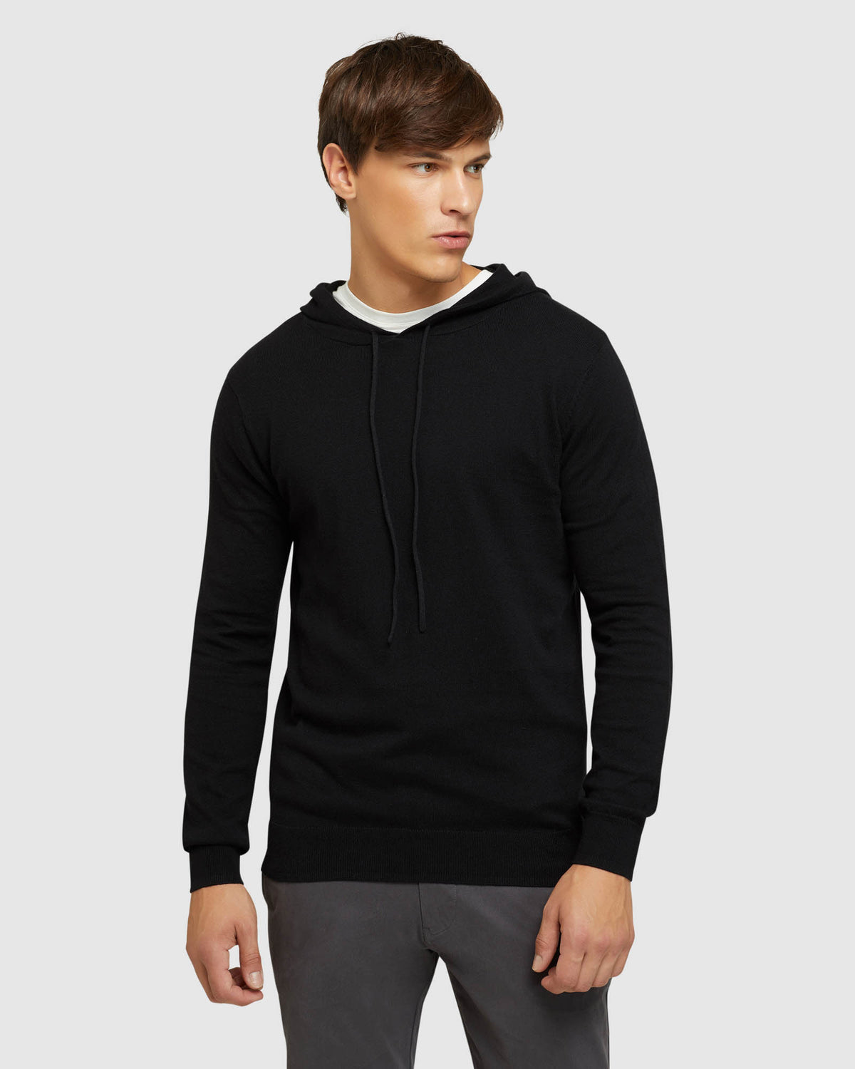 LOUIE COTTON CASHMERE HOODIE