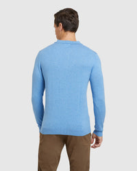 REISS LONG SLEEVE KNITTED POLO