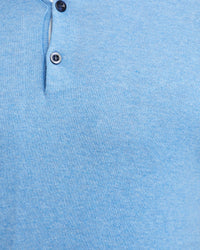 REISS LONG SLEEVE KNITTED POLO