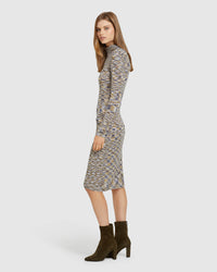 PENNY KNITTED TURTLE NECK DRESS