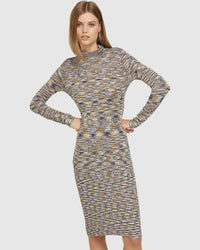 PENNY KNITTED TURTLE NECK DRESS