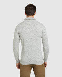 DIGBY DONEGAL SHAWL NECK KNIT