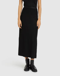 ESTELLE KNITTED LUREX SKIRT