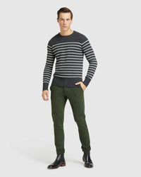 CARLO STRIPED KNIT