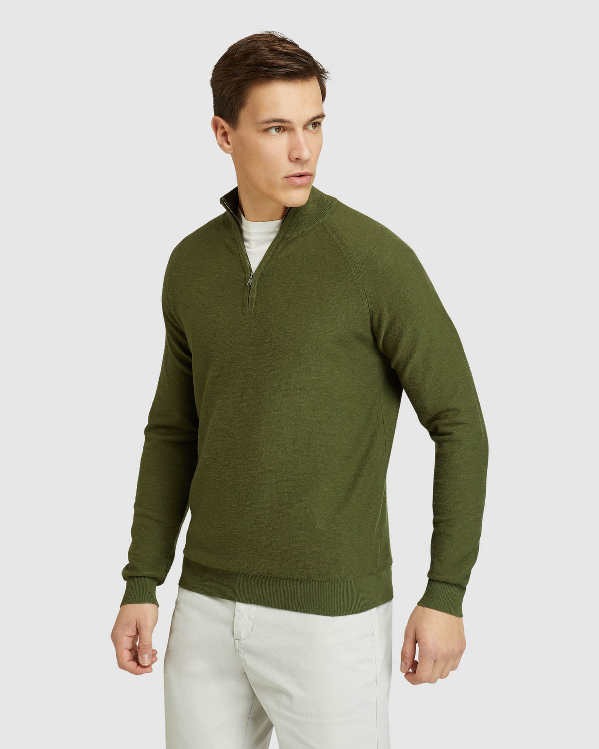 BART ZIP NECK KNIT