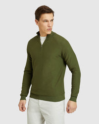 BART ZIP NECK KNIT