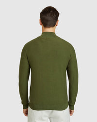 BART ZIP NECK KNIT
